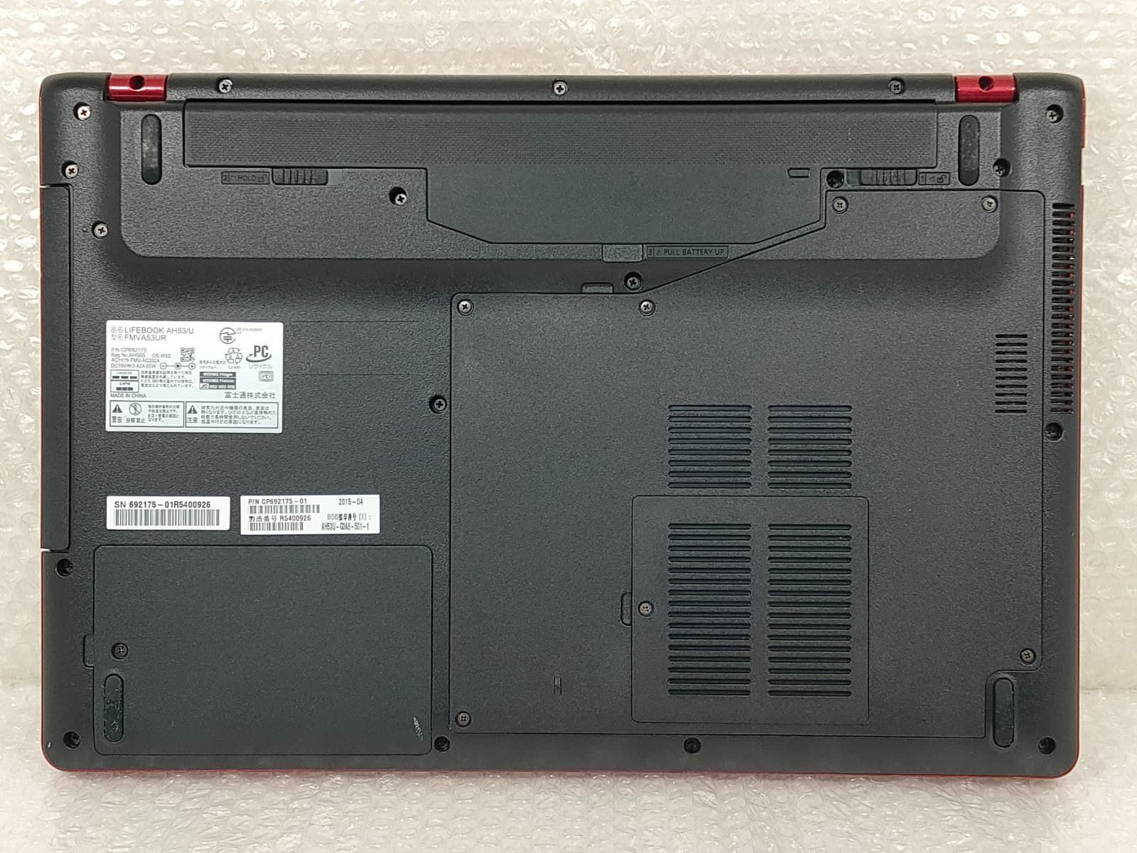 富士通 Fujitsu LIFEBOOK AH53/U i7-4722HQ/8GB/1TB HDD/Windows11