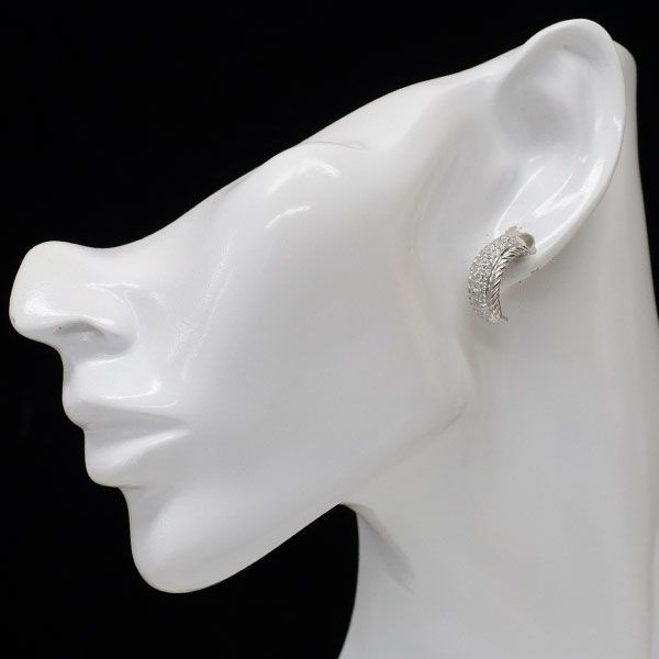Pt900 ダイヤモンド ピアス Pt900 ダイヤモンド ピアス 1.00ct スリー