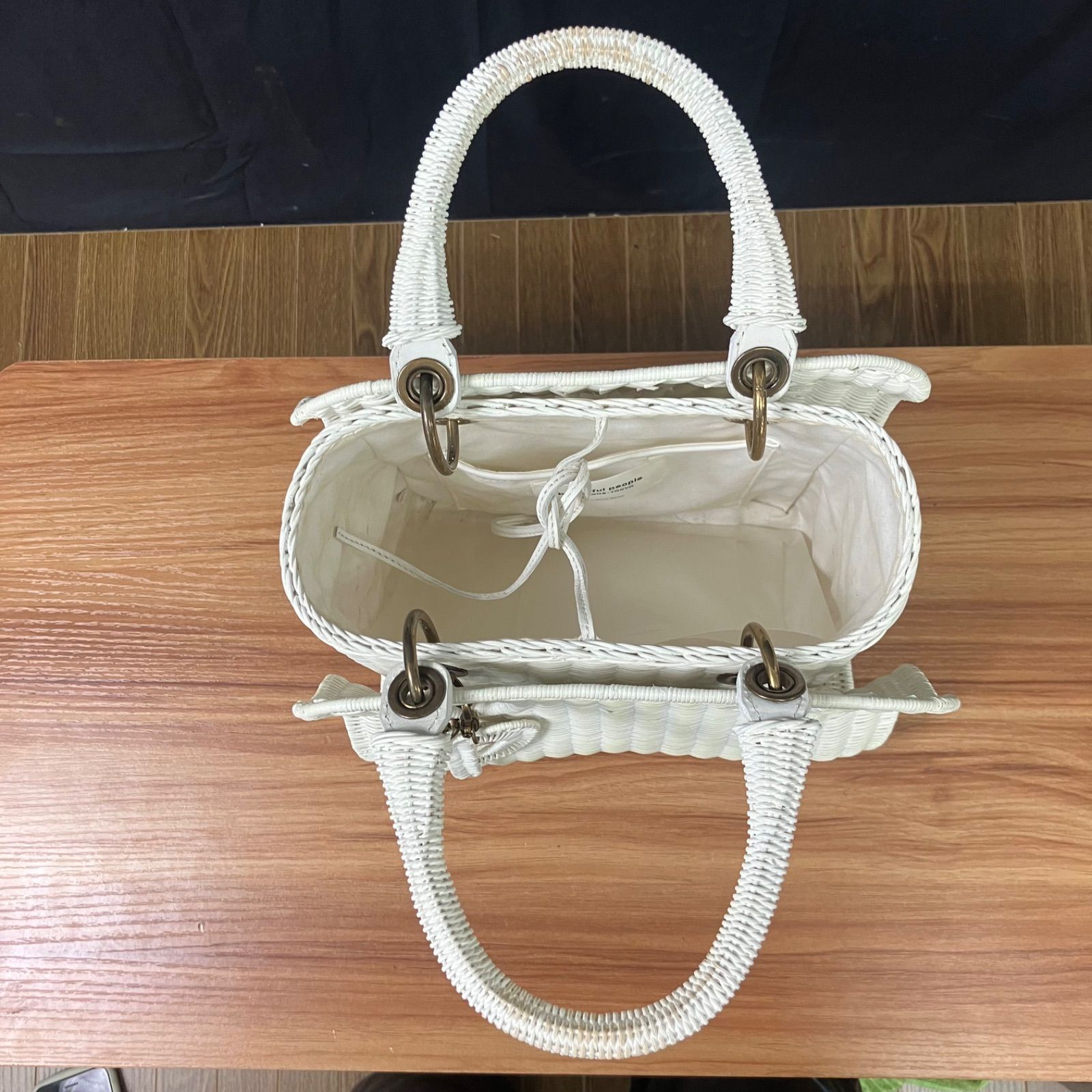 【beautiful people】カゴバック　値下げ交渉不可 値下げ交渉可能】beautiful people ビューティフルピープル