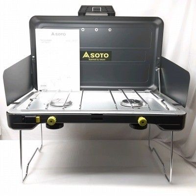 24k-497h ♥品 SOTO ソト 2バーナー ST-527 アウトドア キャンプ