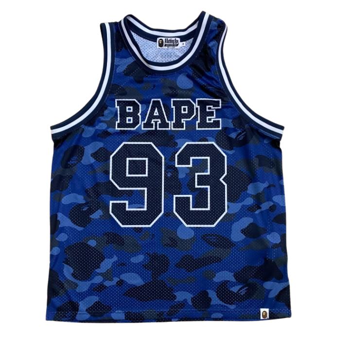 A BATHING APEタンクトップ 東店75-1250-2505】【店舗併売】A Bathing Ape Color Camo Basketball