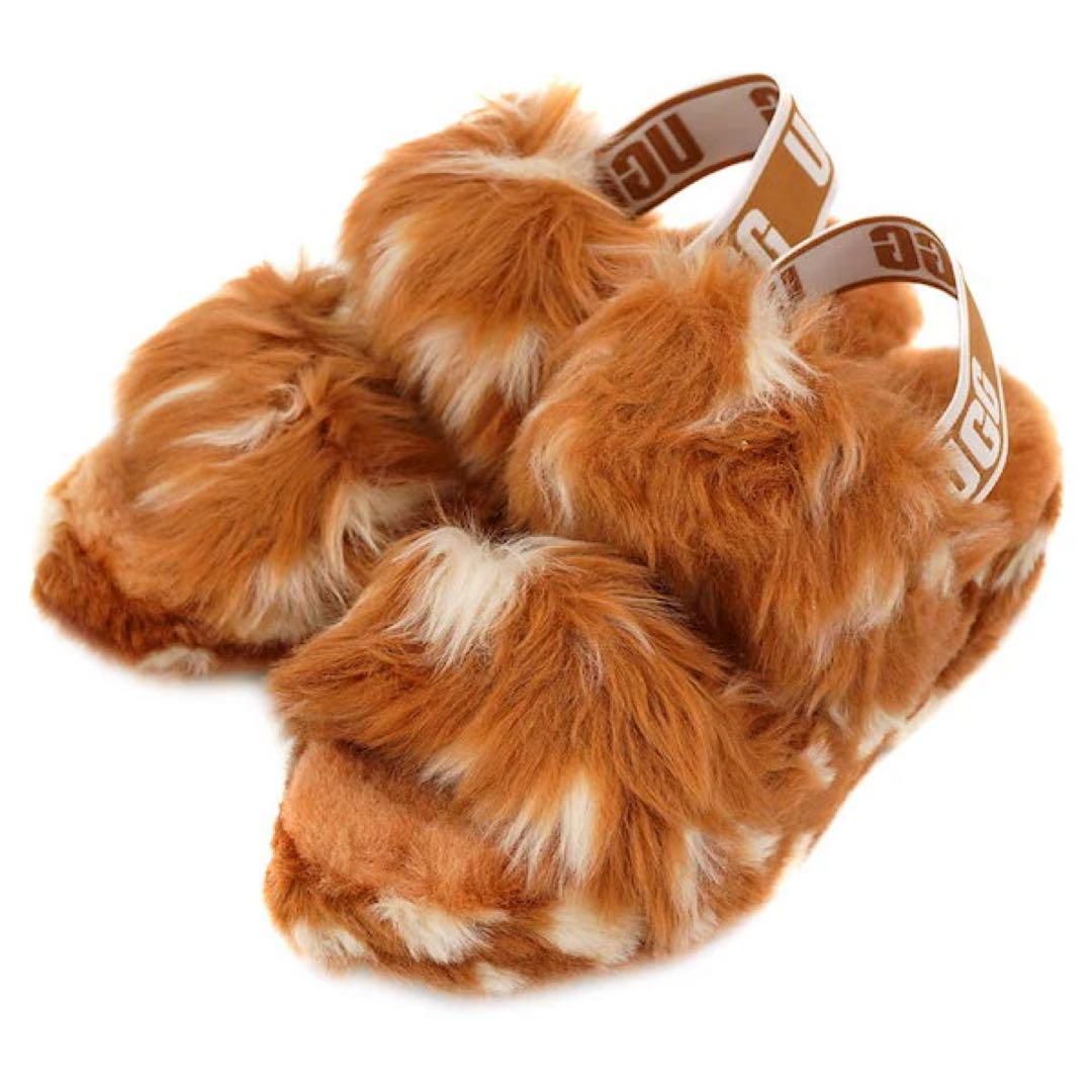 UGG ファーサンダル OH YEAH SPOTS ファー サンダル アグ サンダル 夏