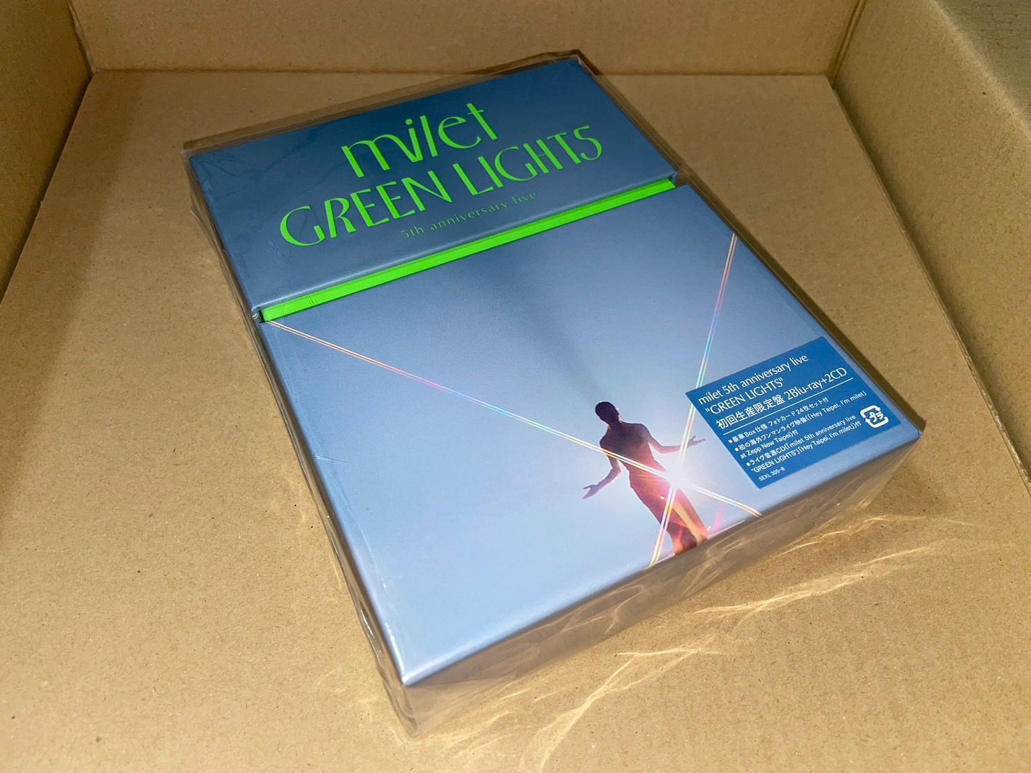 milet GREEN LIGHTS 【初回生産限定盤】2DVD＋2CD milet 5th anniversary live “GREEN LIGHTS