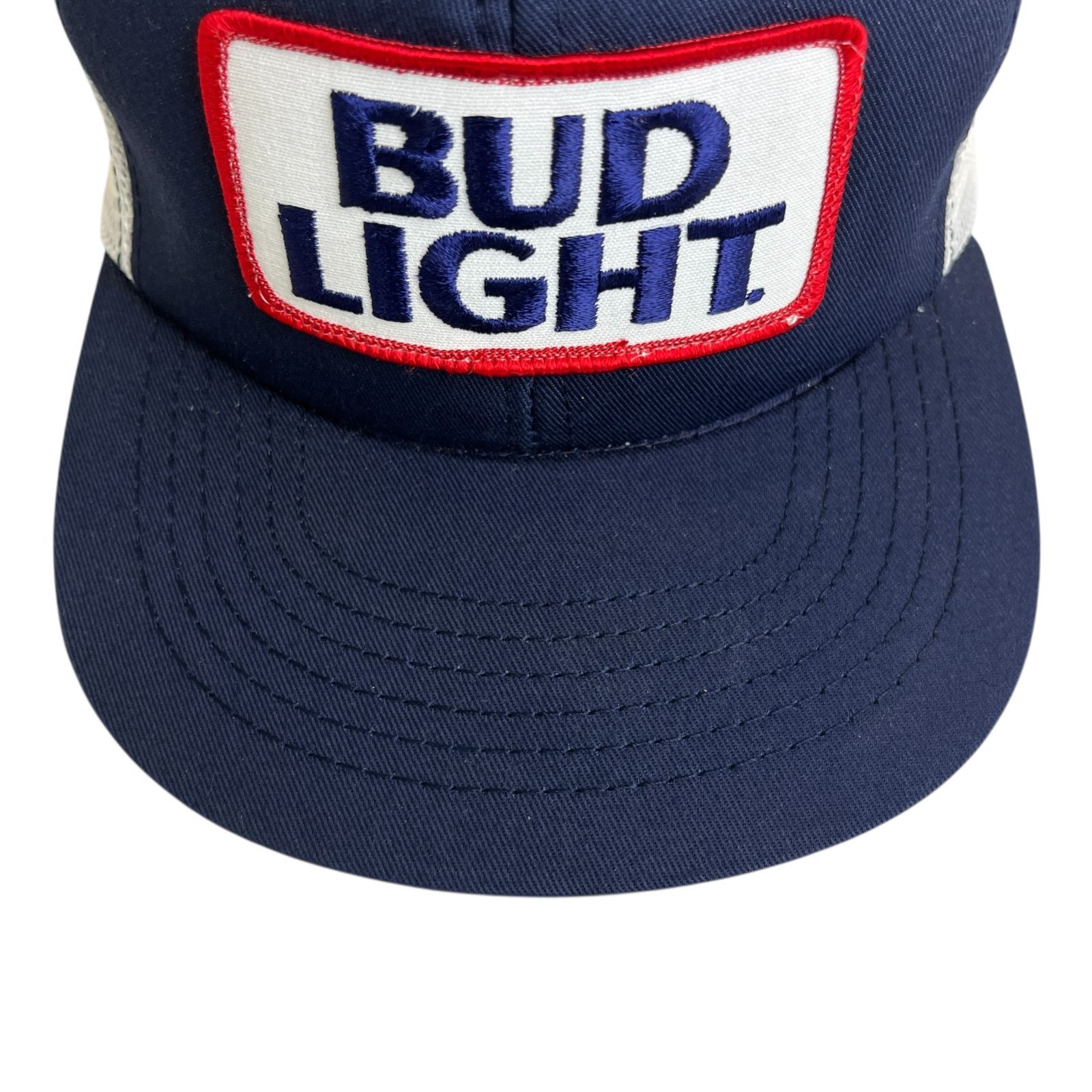 bud light トラッカーキャップ メッシュ ネイビー 帽子 ハット USA製