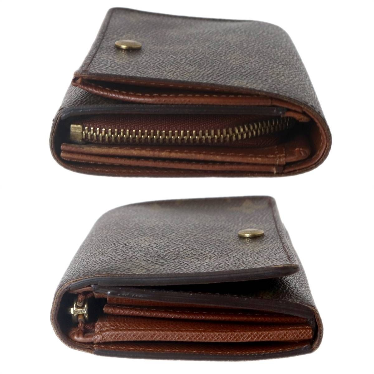 美品　ルイヴィトン モノグラム ポルトモネビエ トレゾール 折り財布 LOUIS VUITTON/ルイヴィトン ポルト モネ・ビエ トレゾール 二