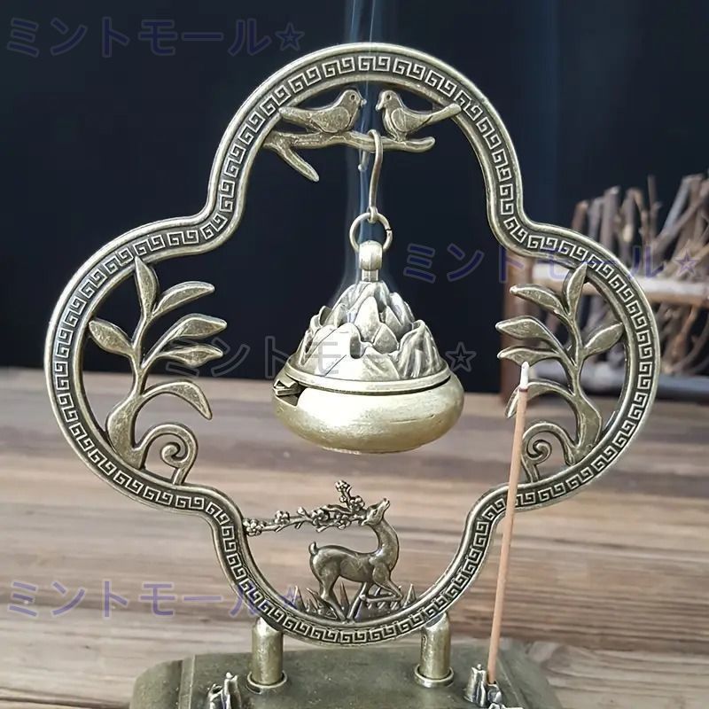 淡山　香炉　アンティーク 昭和初期のアンティーク青磁香炉 冬山作