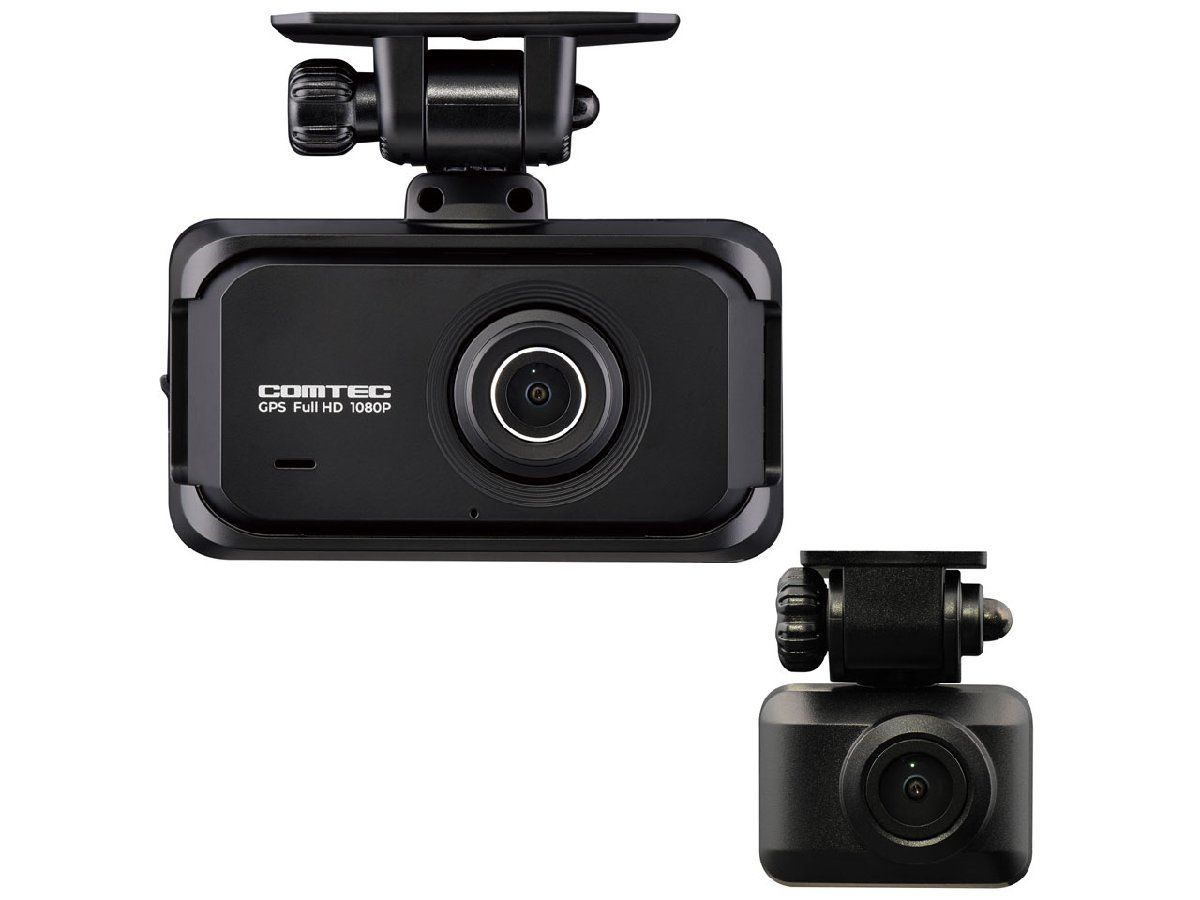 COMTEC コムテック ZDR055 前後2カメラ ドライブレコーダー 駐車監視 直接配線 CDOP-01P 付