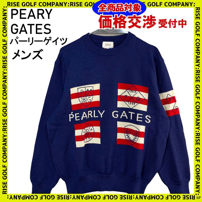 PEARLY GATES パーリーゲイツ 長袖 ニット セーター ヘビーウエイト 3