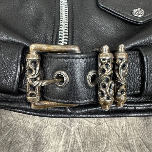 CHROME HEARTS/クロムハーツ JJ DEAN VJ CAVALO LTHR JJディーン