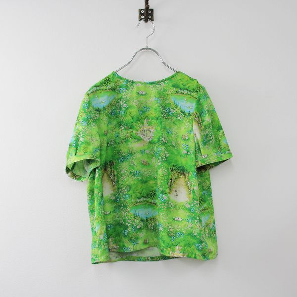 【美品】フランシェリッペ　プルミエール　ブラウス　Mサイズ うさぎ 少女 franche lippee フランシュリッペ プルミエール ブラウス M/グリーン