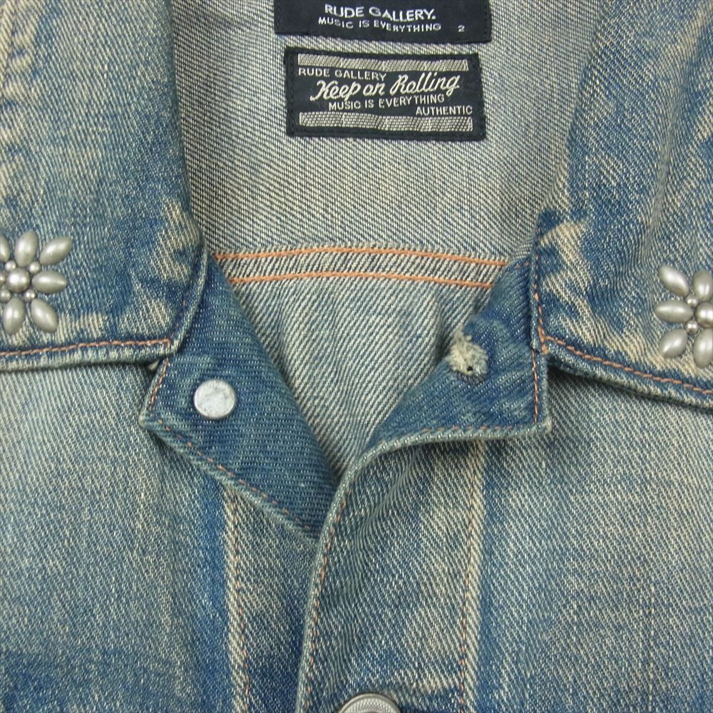 RUDE GALLERY ルードギャラリー rudegallery RG JEAN JKT WASHED DENIM