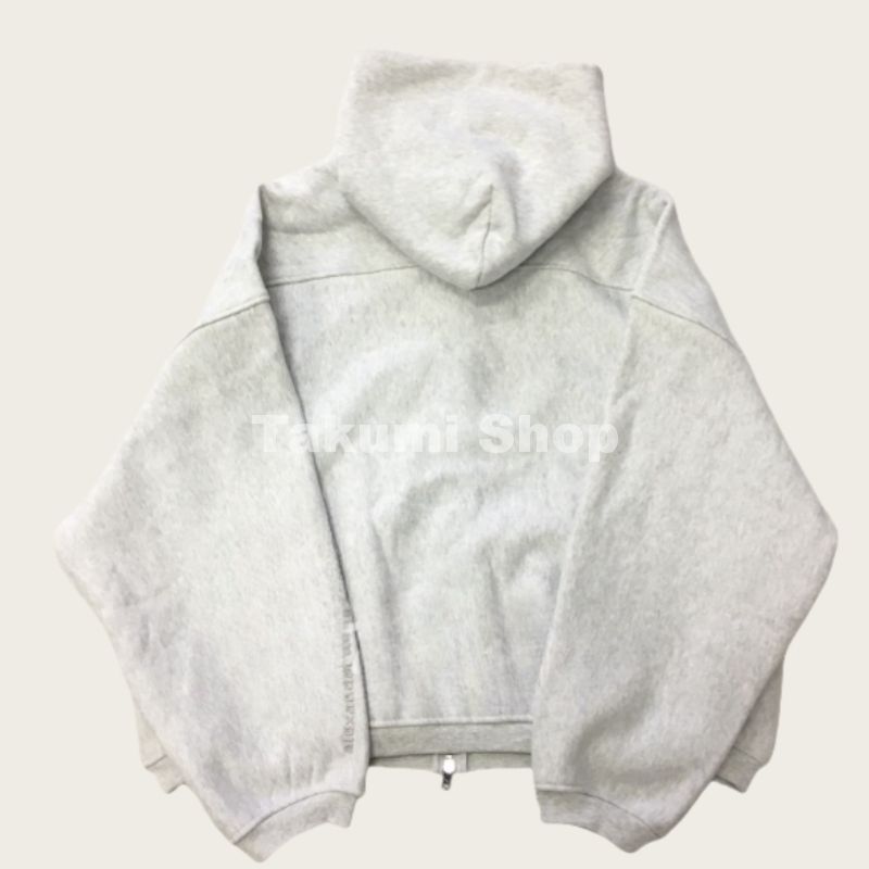 Alexander Wang オーバーサイズフーディー グレー alexander wang - OVERSIZED UNISEX TRIPLE LAYER HOODIE