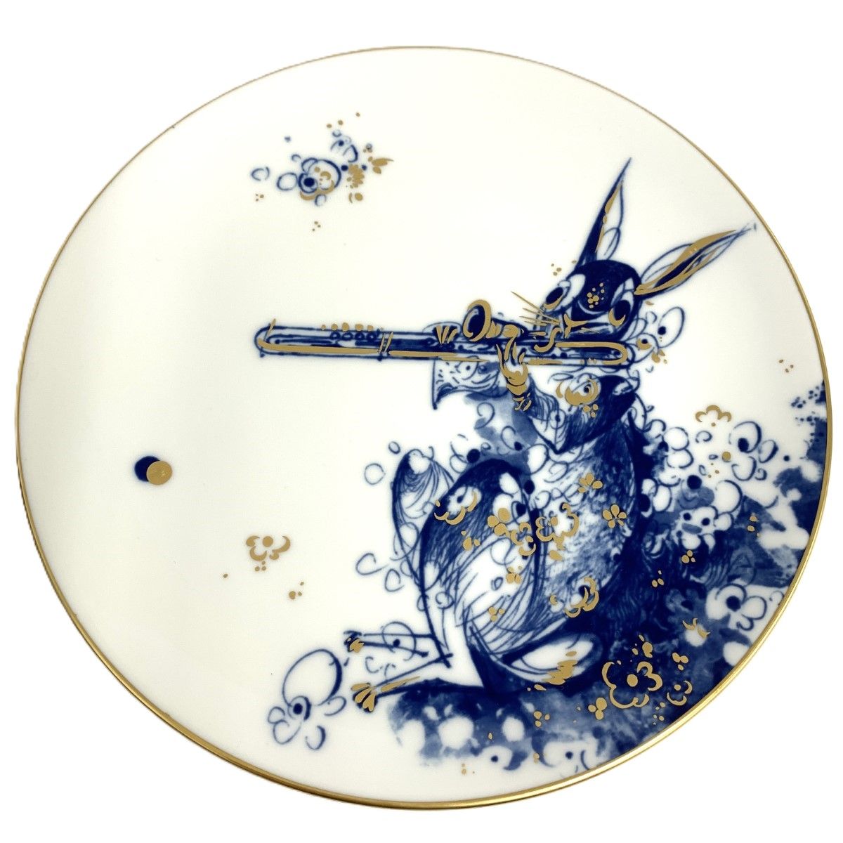 Meissen マイセン 1999年 ～トロンボーンを一生懸命に吹くウサギ