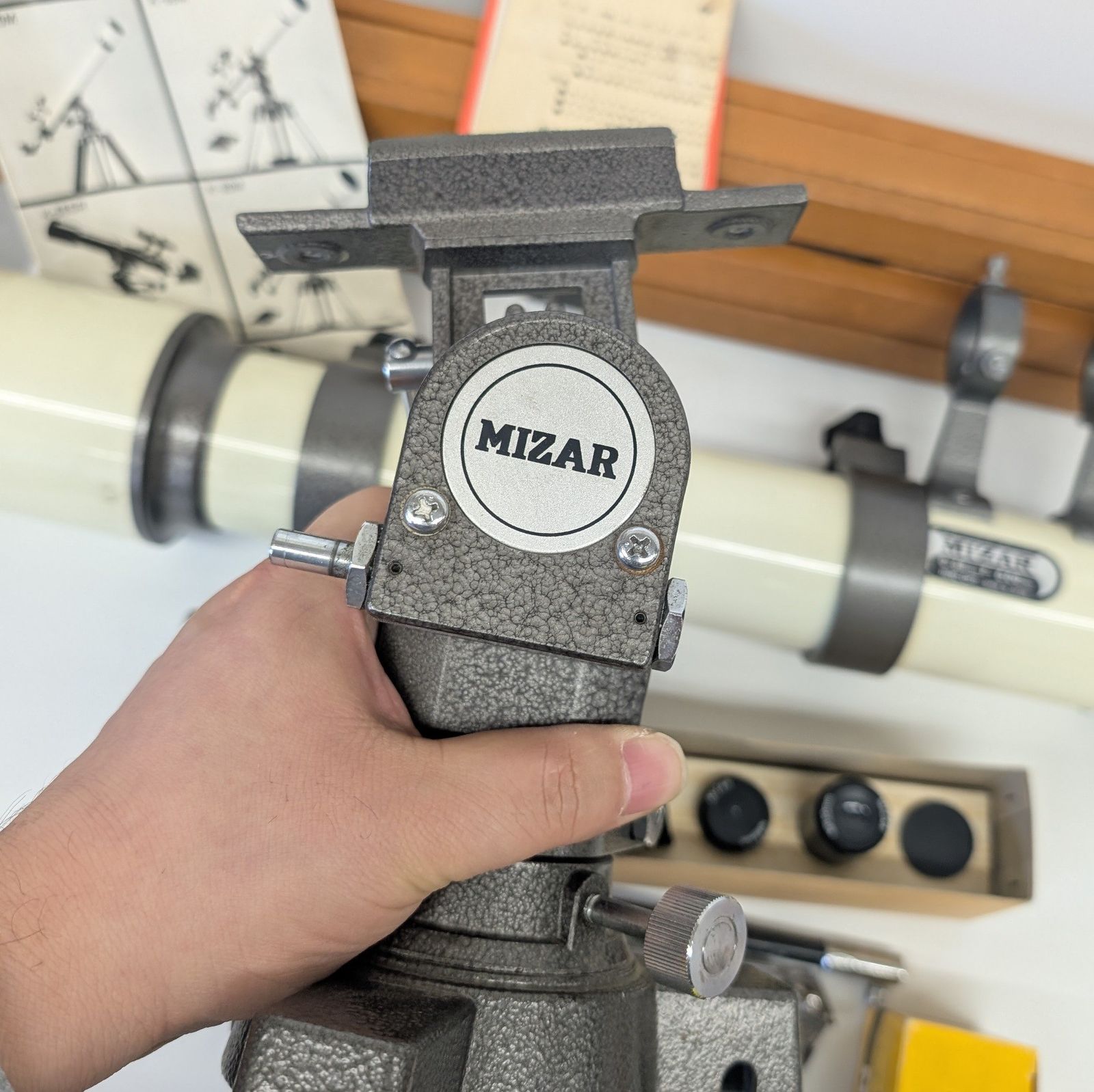 ミザール望遠鏡 D=68mm/F＝600mm 天体望遠鏡 鏡筒・レンズ 現状品