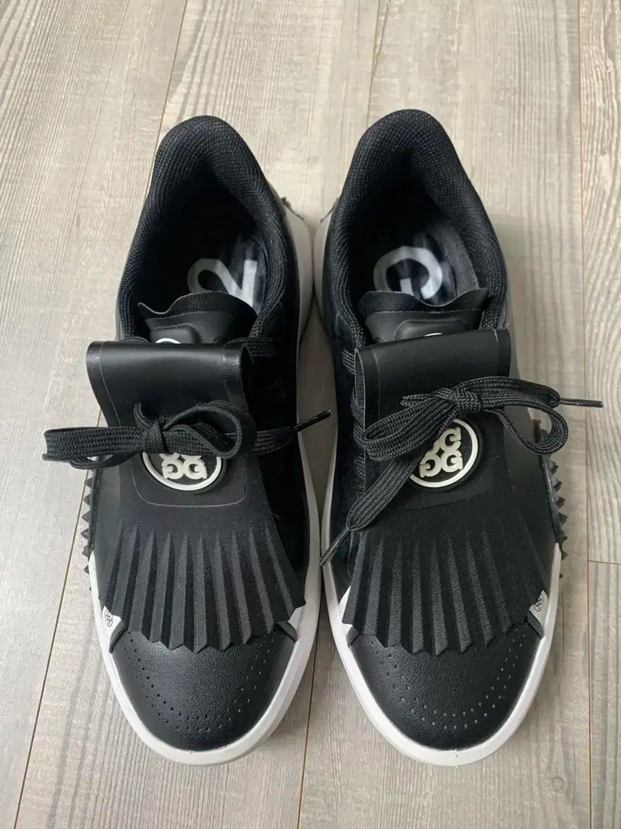 ウォルター.ジェヌイン ゴルフシューズ HELEN MEN ブラック-ホワイト