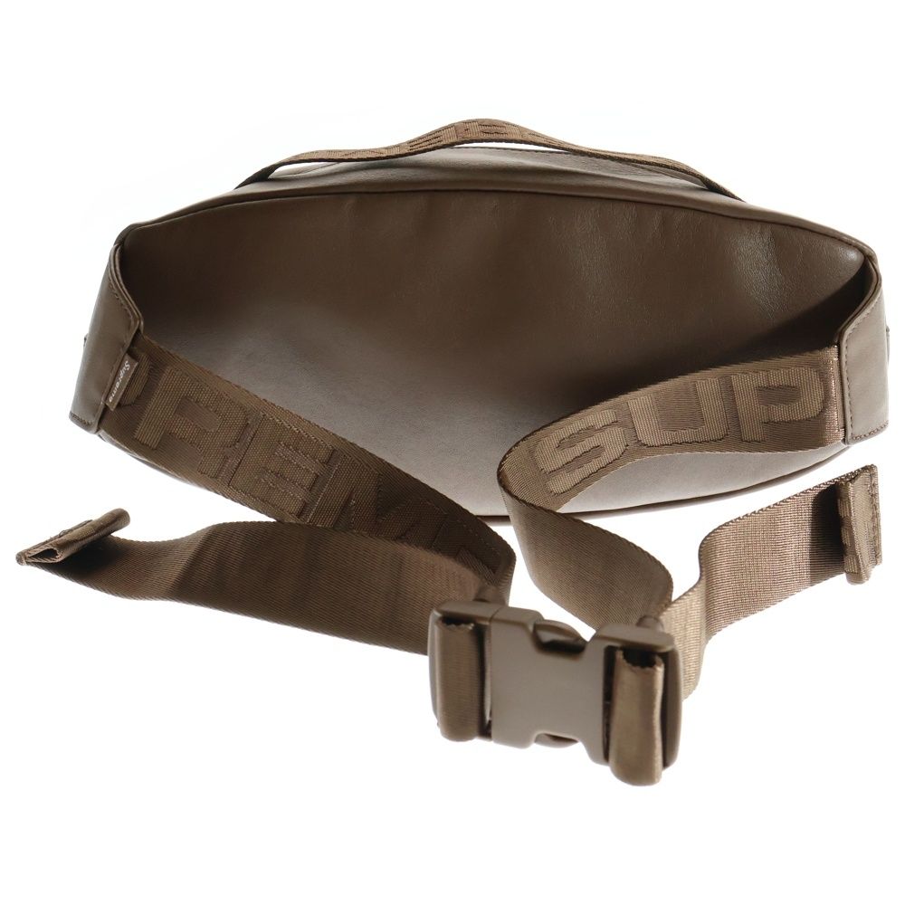 SUPREME シュプリーム 24 AW Leather Waist Bag レザー ウエストバッグ クロスボディ ショルダーバッグ ブラウン