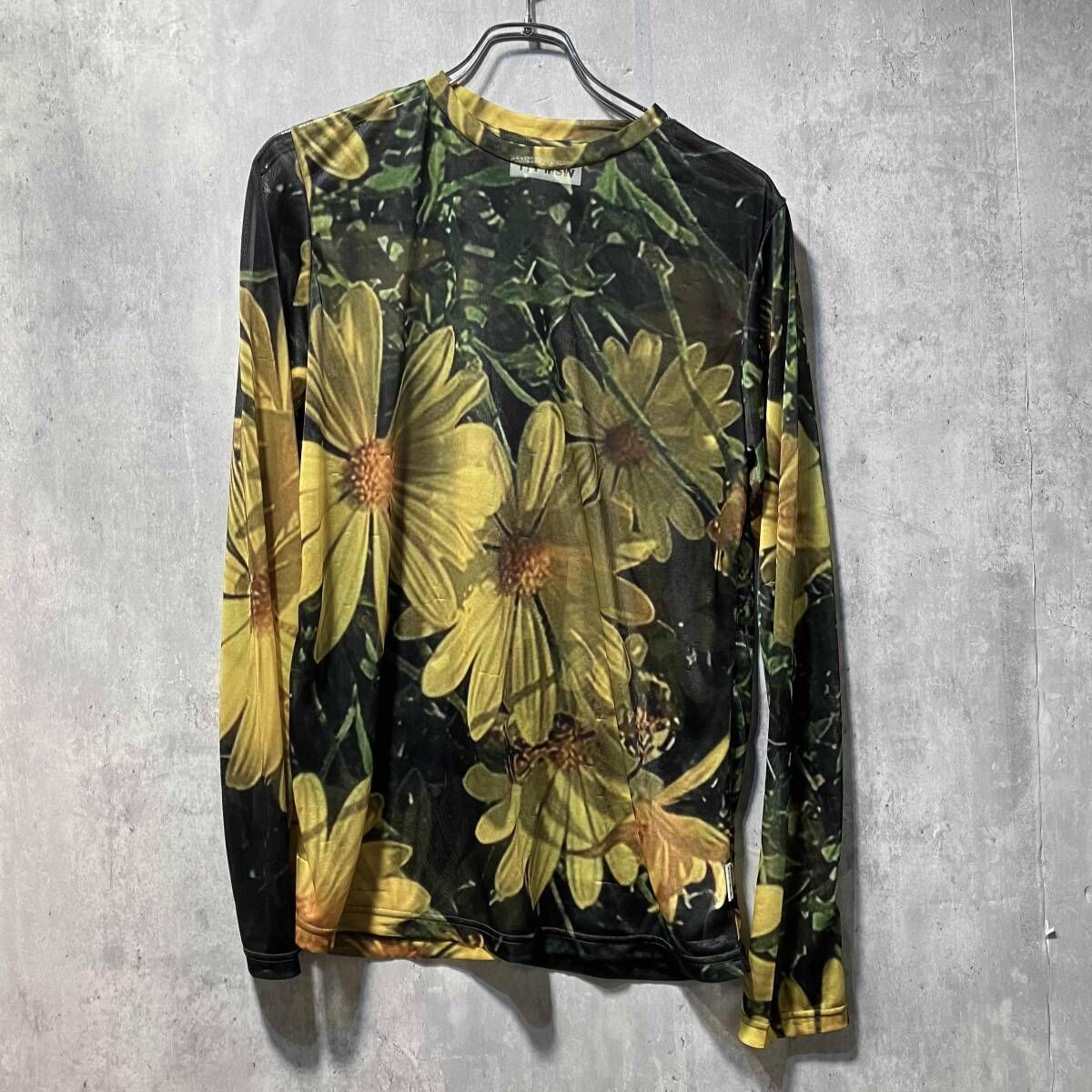 22ss TTT_MSW SEE－THROUGH TOP シースルートップ グリーン イエロー 