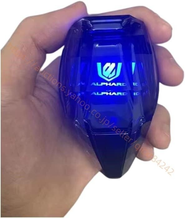 トヨタ シフトギア シフトノブ シフトレバー K9クリスタル アップグレード LED イルミネーション タッチセンサー 7色 10000181