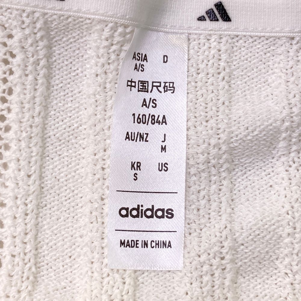 サイズ：M ADIDAS GOLF アディダスゴルフ IN6613 2024年モデル ニットベスト  ホワイト系 [240101475163] ゴルフウェア レディース ストスト 新品】ADIDAS GOLF アディダスゴルフ IN6613 2024年モデル