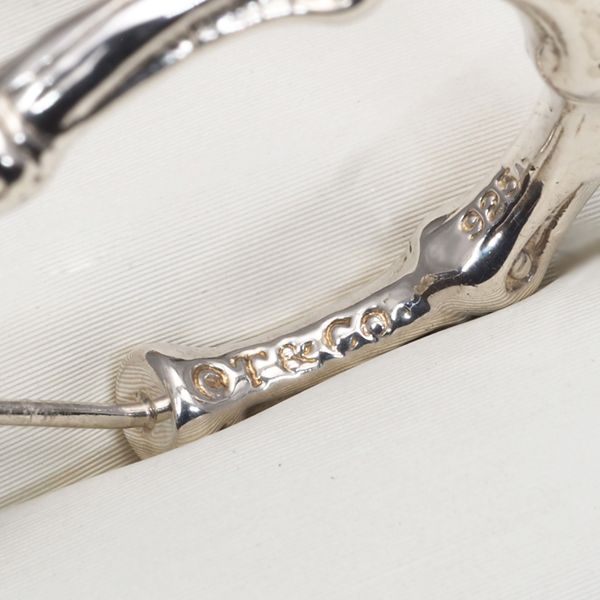 Tiffany バンブーピアス　シルバー925 1996】TIFFANY&Co. ティファニー バンブー ピアス 《シルバー925