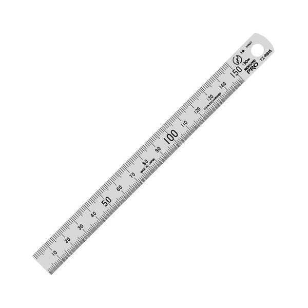 コクヨ ステンレス直定規 ツヤ消し仕上げ C型1級 15cm TZ-RS15 1セット 20本