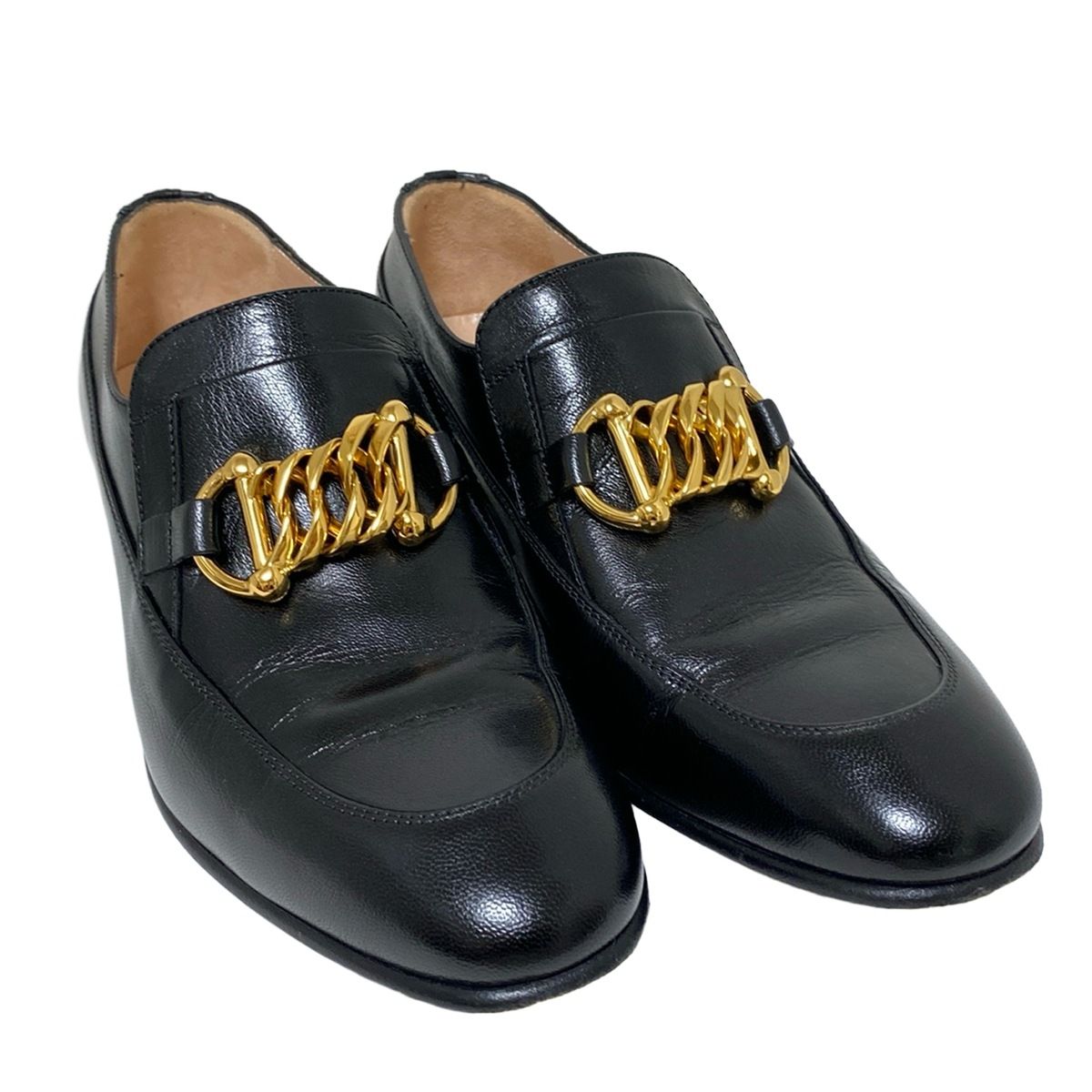 GUCCI(グッチ) ローファー 37 1/2 レディース - 588960 黒