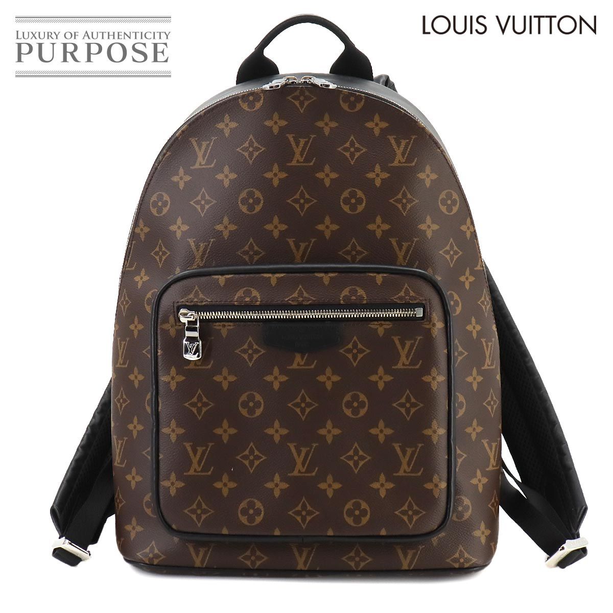 新品同様 ルイ ヴィトン LOUIS VUITTON モノグラム マカサー ジョッシュ NV バックパック ブラウン ブラック M45349  90256000 - メルカリ