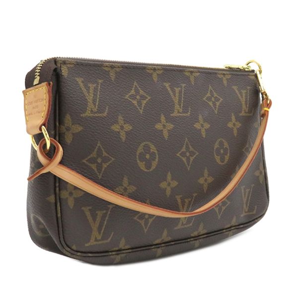 ルイヴィトン LOUIS VUITTON ポーチ ポシェット アクセソワール モノグラムキャンバス モノグラム ゴールド金具 茶 ポーチ ハンドバッグ M51980 VI0024 保存袋