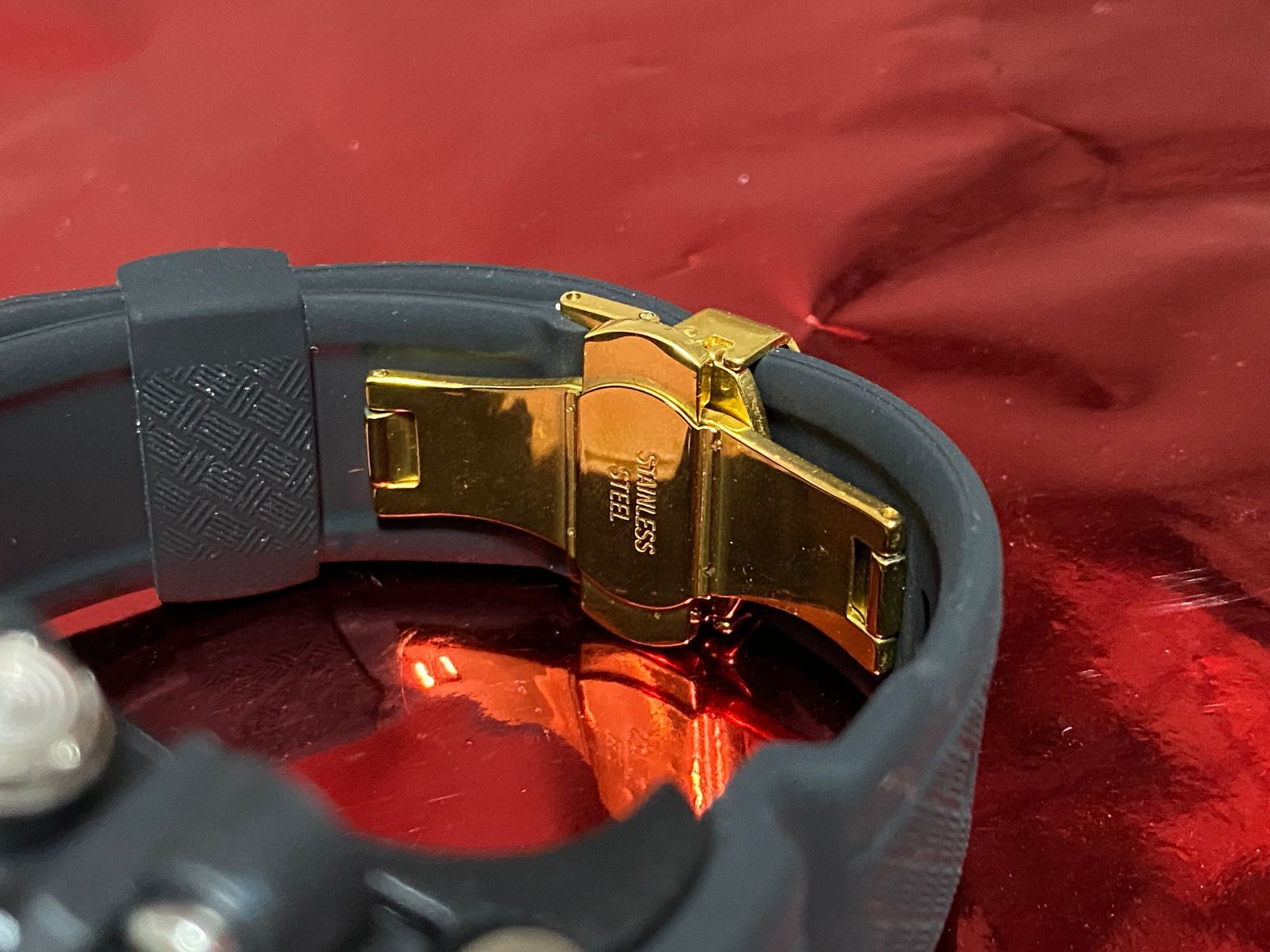 Apple Watchカバーケースアップルウォッチラバーベルトバンドブラック