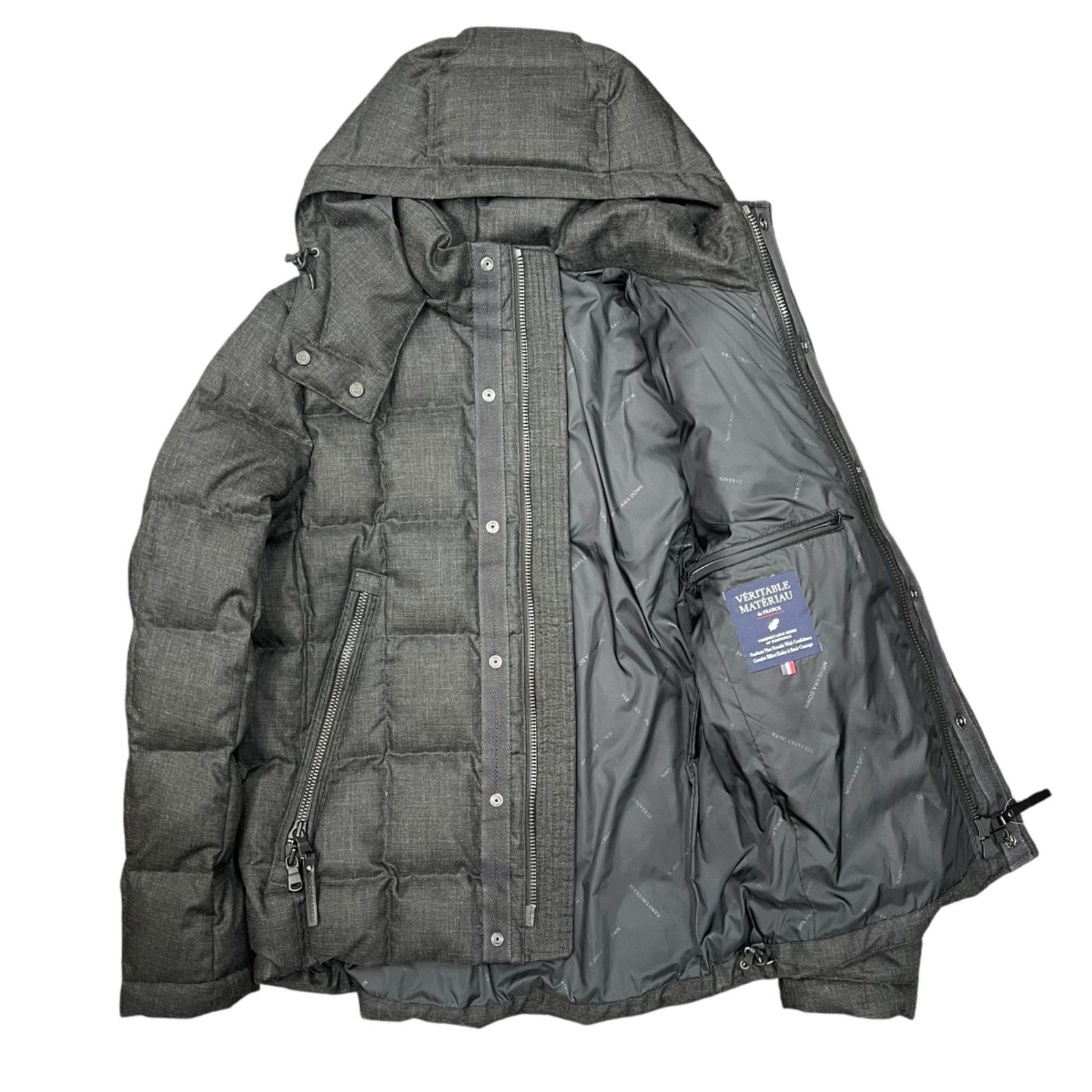 Nano Universe × 西川ダウン カグラダウンジャケット ナノユニバース