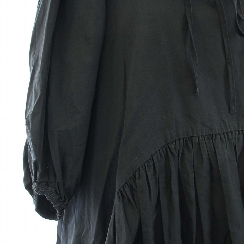 エヴァマン EVA MANN 23SS ワンピース バルーンスリーブ 七分袖 ひざ丈  