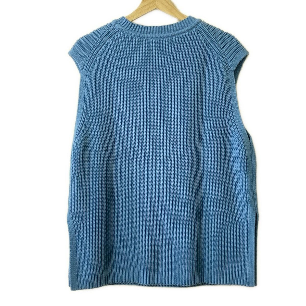 theory luxe セオリーリュクス ノースリーブセーター サイズ40 M レディース - ライトブルー クルーネック