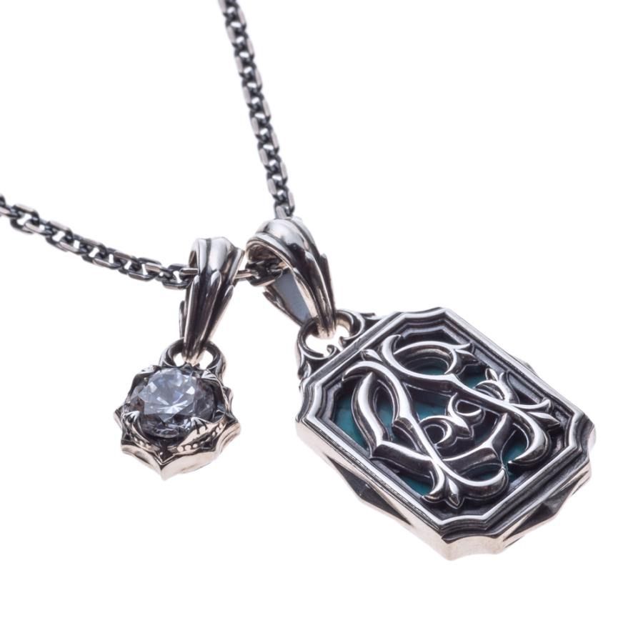 ダブルモノグラムペンダント アルテミスクラシック シルバー ジュエリーブランド