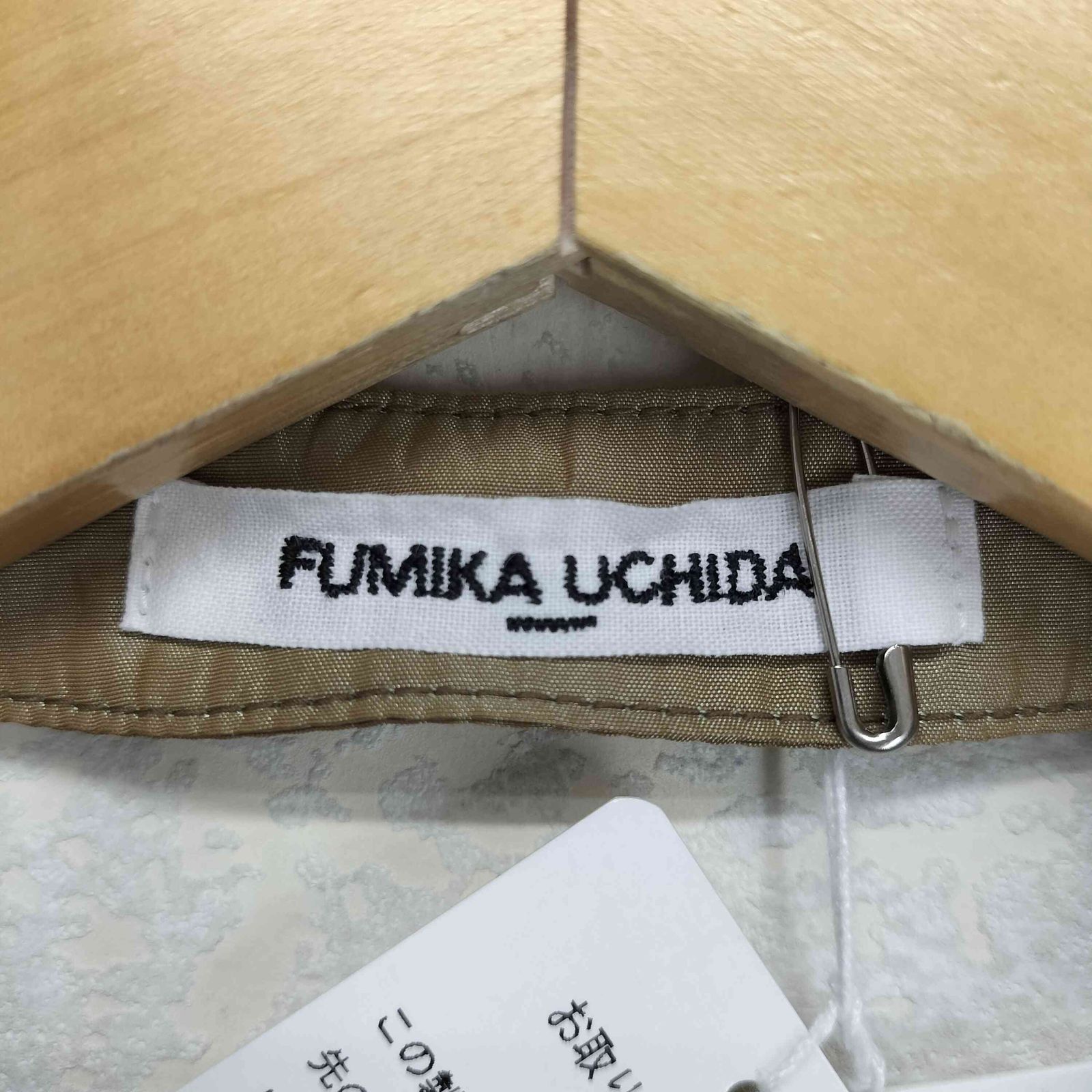 フミカウチダ FUMIKA UCHIDA 24SS CORDUROY OPEN BACK WAISTCOAT 