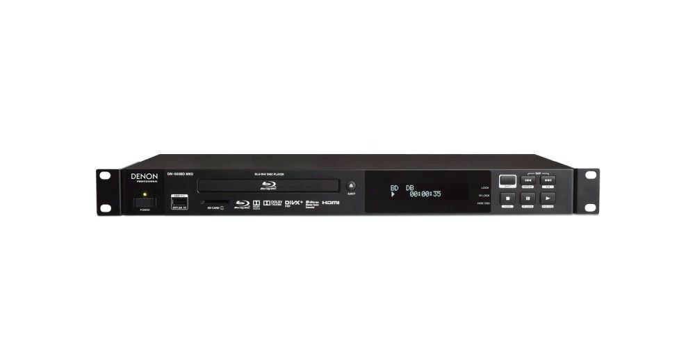 箱潰れアウトレット DENON デノン DN-500BD MKII Blu-ray DVD CD SD USB メディアプレーヤー 業務用 1U ラックタイプ DN500BD MK2