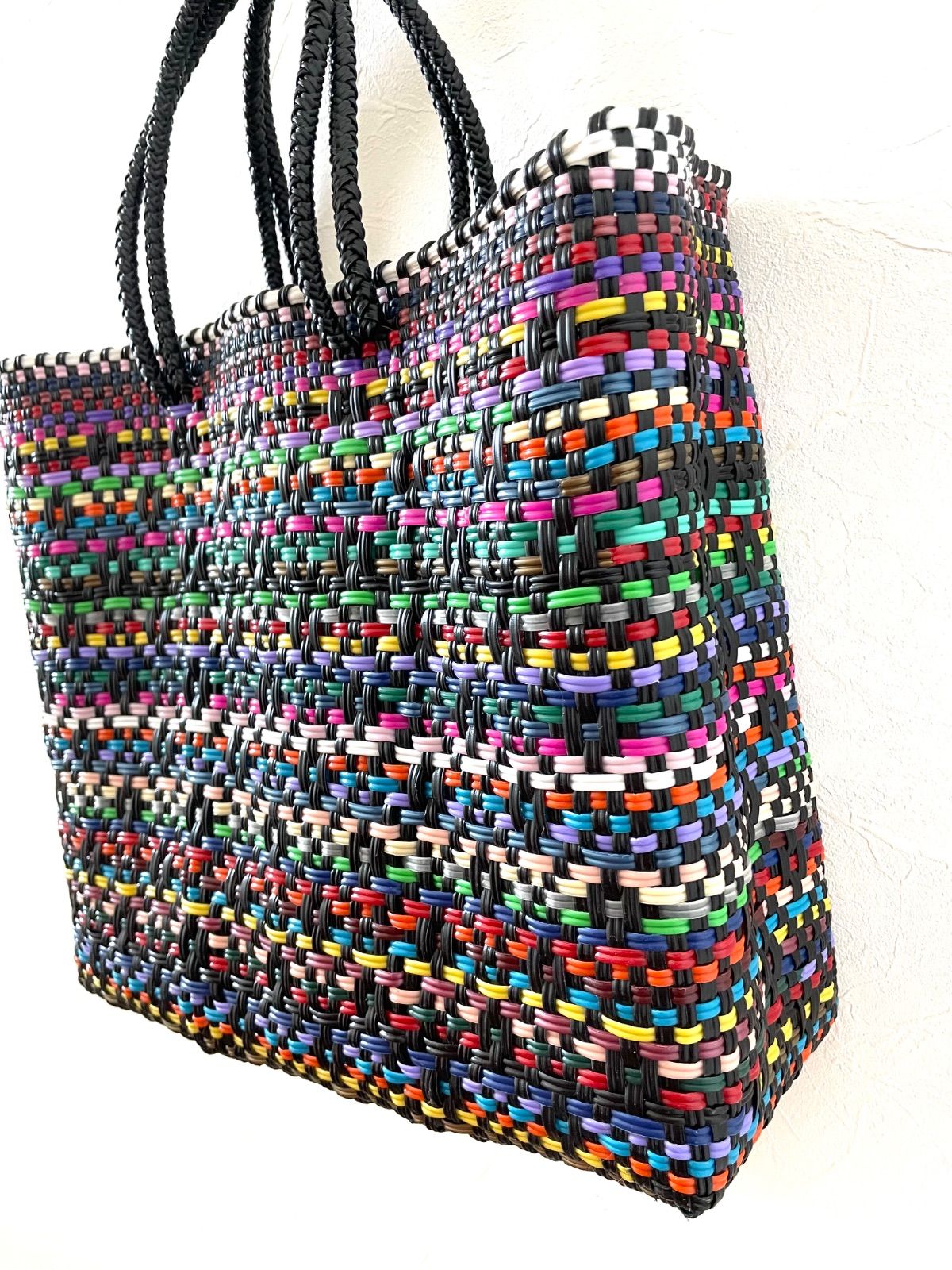メキシコ製メルカドバッグSサイズ カラフルロンボA