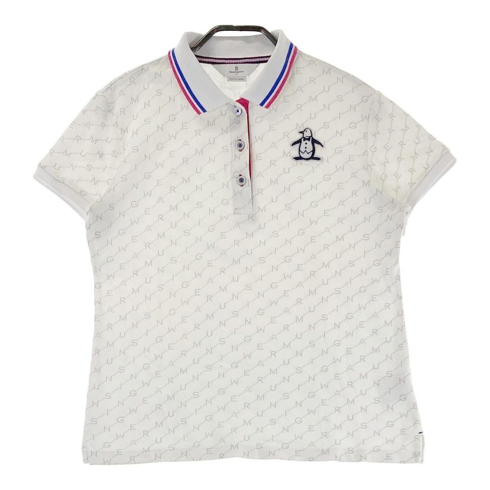 サイズ:L MUNSING WEAR マンシングウェア 半袖ポロシャツ 総柄 サイズ:L MUNSING WEAR マンシングウェア 半袖ポロシャツ 総柄