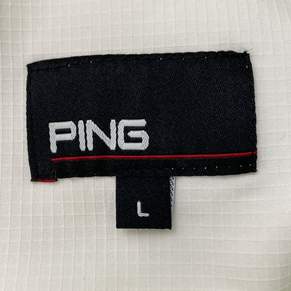 サイズ：L PING ピン 2024年 ハーフパンツ  ホワイト系 [240101490715] ゴルフウェア メンズ ストスト