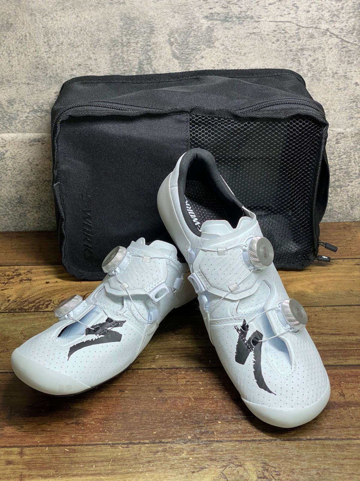 JM409 スペシャライズド SPECIALIZED エスワークス S-WORKS ARES 2 RD ビンディングシューズ TEAM 白 EU39.5 SPD-SL