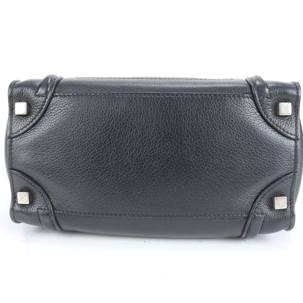 【美品】CELINE セリーヌ ラゲージ ミニショッパー トートバッグ ブラック 楽天市場】セリーヌ CELINE ラゲージマイクロショッパー