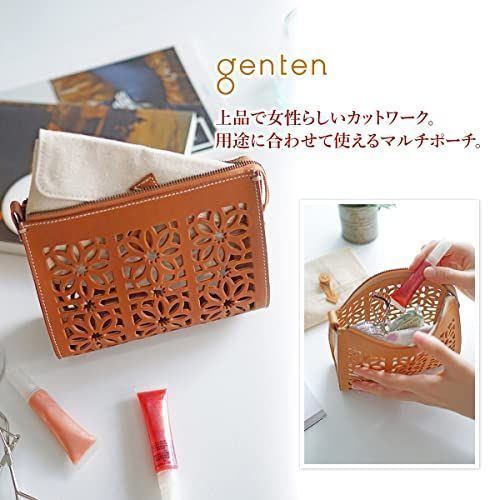 ワイン [ゲンテン] genten ポーチ 本革 レディース ワイン GE-31629-94