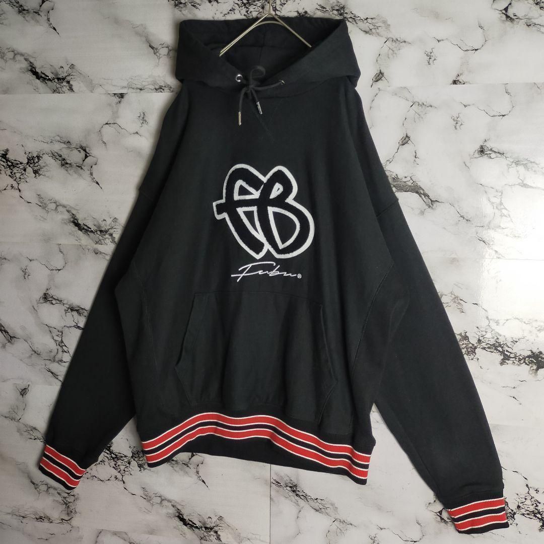 人気デザイン】Fubu フブ XLサイズ☆パイルビッグロゴパーカー