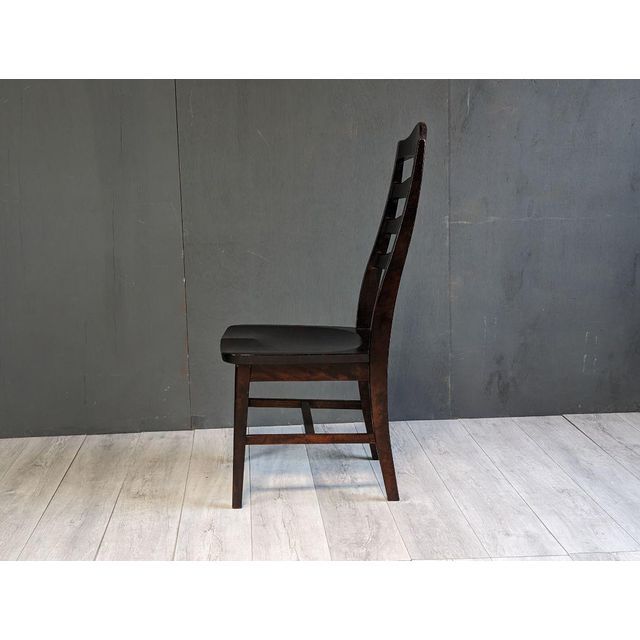 北海道民芸 高級家具 無垢材 ハイバックチェア 民芸家具