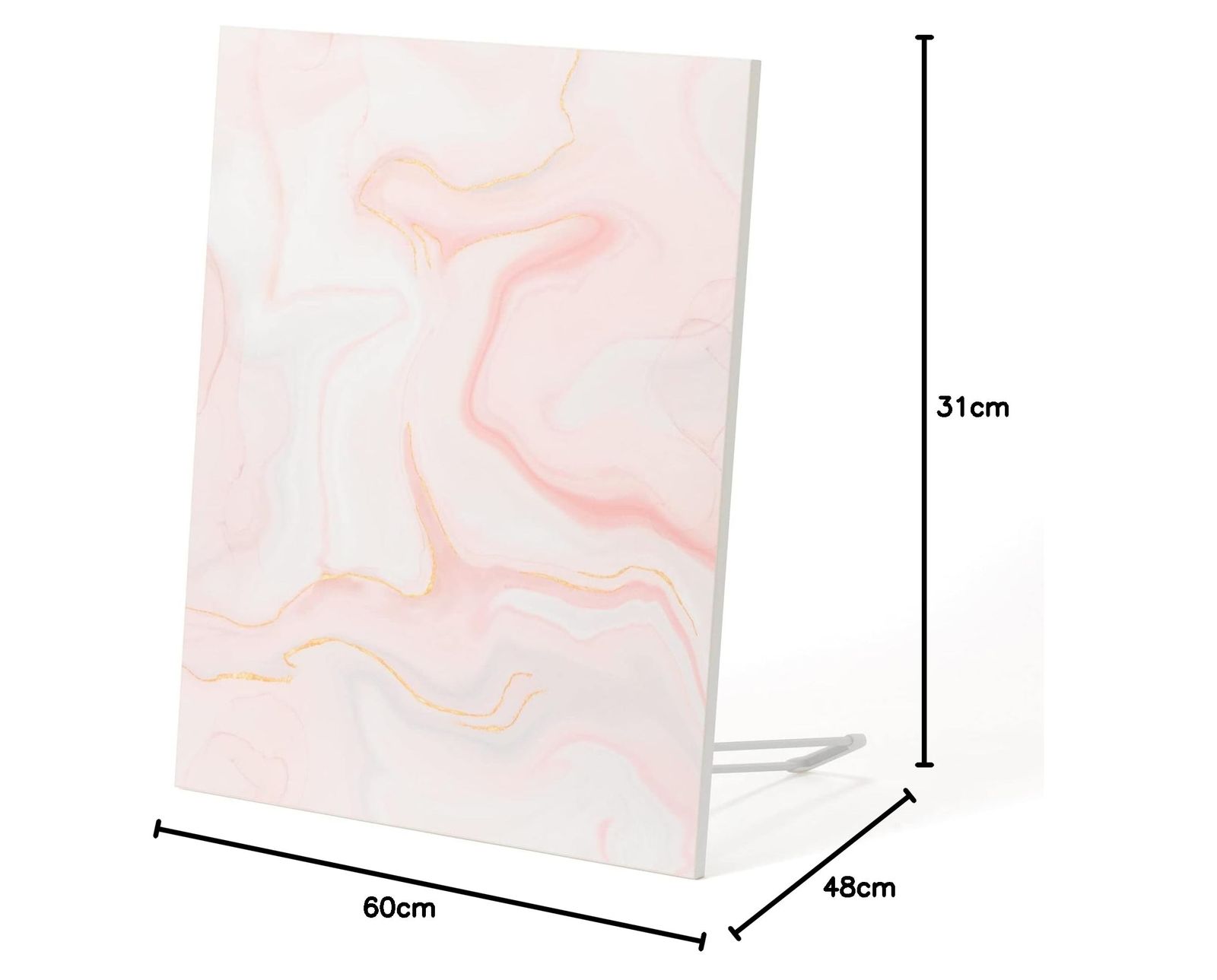 Francfranc フランフラン アート テーブル マーブル ピンク