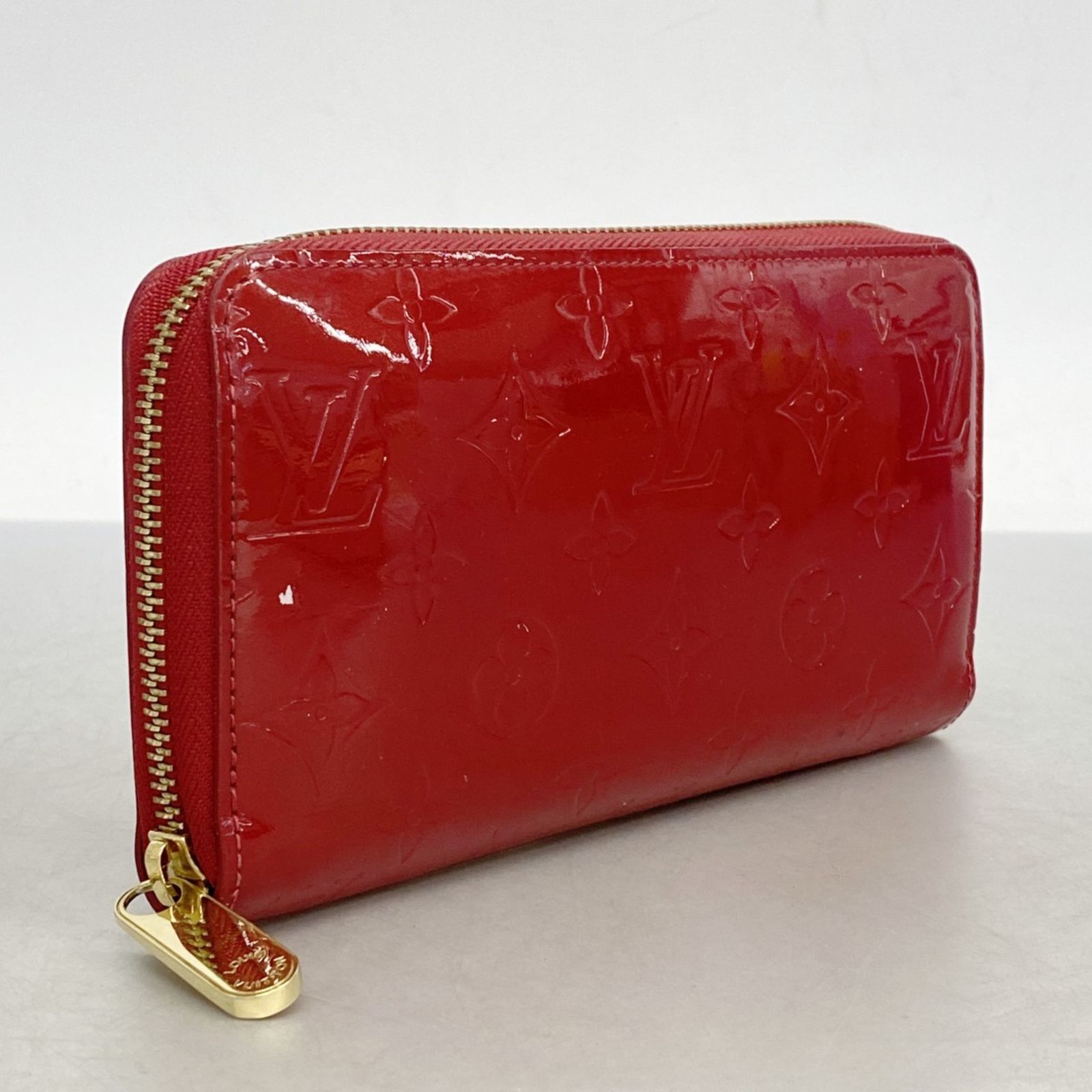 ルイヴィトン ヴェルニ ジッピーウォレット M91981 ポムダムール 長財布 LOUIS VUITTON ルイ ヴィトン モノグラム ヴェルニ ジッピー