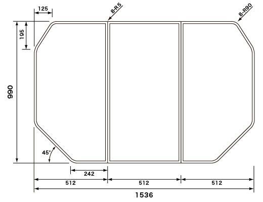 パナソニック Panasonic 松下電工 ナショナル 風呂ふた ふろふた フロフタ 組みふた でお届け
