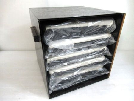 美術品・アンティーク・コレクション 越前塗 松花堂弁当 5客セット