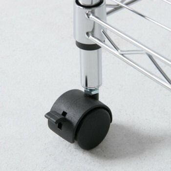 不二貿易 （C/D:91785） メタルマルチシェルフ3段60 クロム MS-63593CR