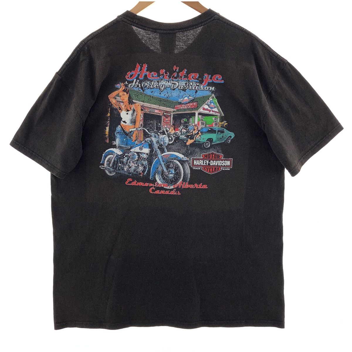 品質は非常に良い バイクTシャツ モーターサイクル 両面プリント