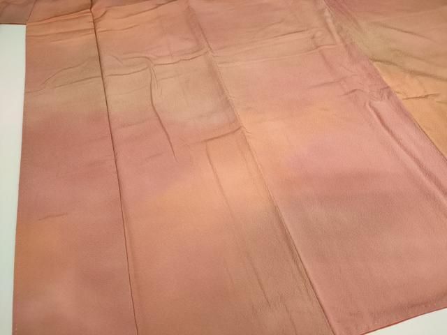 平和屋着物□染色作家 斉藤三才 小紋 霞文 暈し染め 正絹 逸品